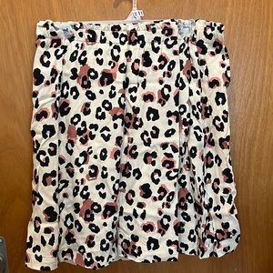 Reitmans leopard print skirt